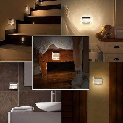 EverBrite Motion Sensor Night Lights, LED Soft Warm Light, Battery Powered Auto - Image 6