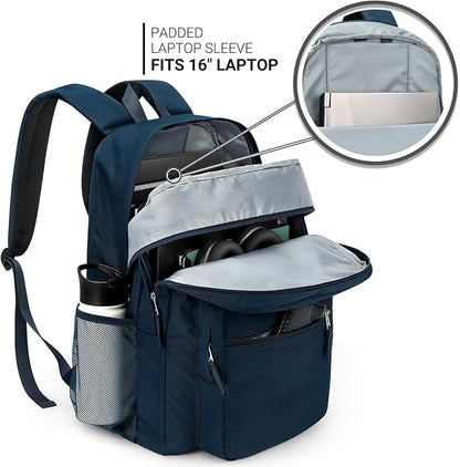 ZORFIN 36L Backpack for College, and Travel: Water Resistant Bookbag - Image 5