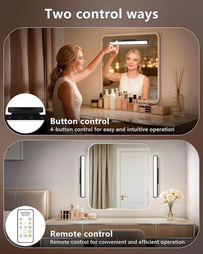 WILLED 3W Mirror Lights with Remote Control, Eye-Friendly Magnetic Light Bar - Image 5