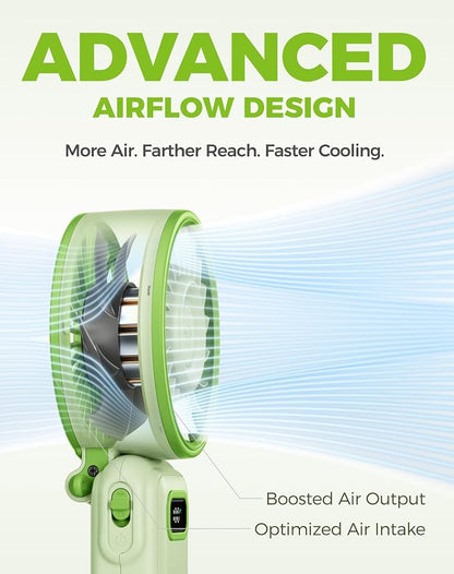 Diveblues Portable Turbo Fan, 100 Speed Handheld Fan - Image 3