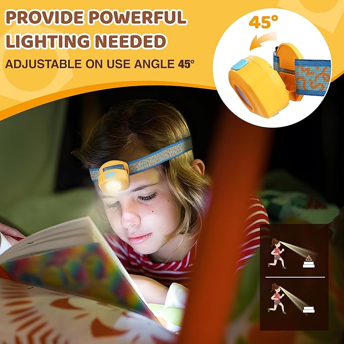 EverBrite LED Headlamp Rechargeable Kids Headlamp - Image 4