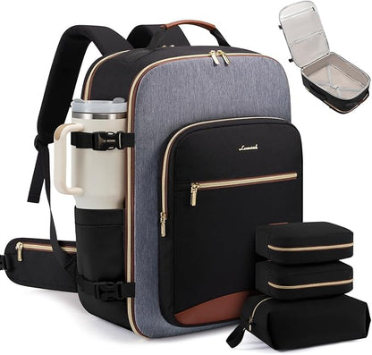 LOVEVOOK 56L Travel Backpack for Women & Men, Airline Approved Carry On Luggage by LOVEVOOK