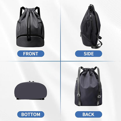 JELUTAR Drawstring Backpack Gym Bag - Image 8