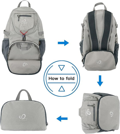 WATERFLY Small Lightweight Packable Backpack: 20l Ultra Light Foldable Travel - Image 7