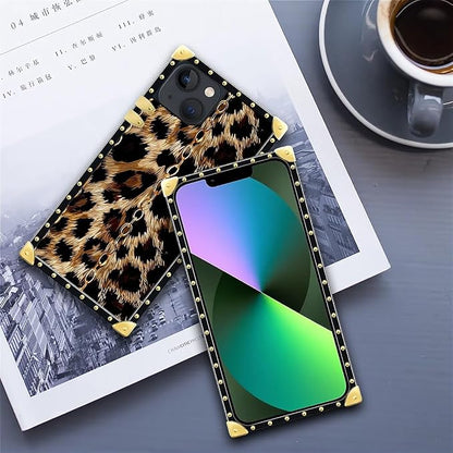Compatible with iPhone 13 Case, Seamless Gold Chain Leopard Luxury Golden - Image 6