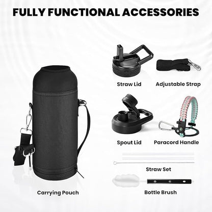 RAYMYLO Insulated Water Bottle 40 oz, Triple Wall Vacuum Stainless Steel - Image 6