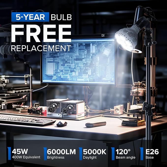 SANSI 400W Equivalent LED Work Light - Image 3