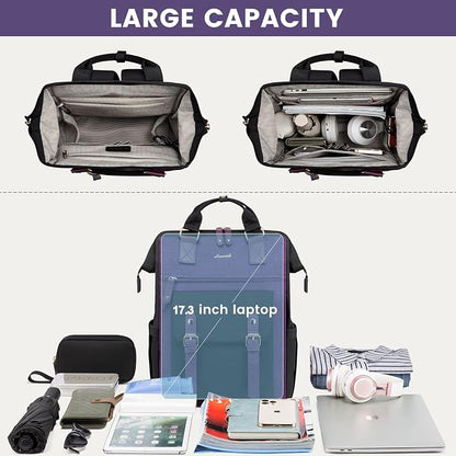 LOVEVOOK Laptop Backpack for Women Work Travel Backpack Commuter Business - Image 3