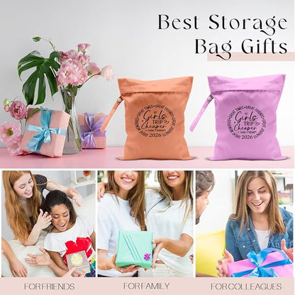 2Pcs Girls Trip Gifts Wet Dry Bag, Aloha Beach Bag Wet Bag Favors, Sunscreen - Image 6