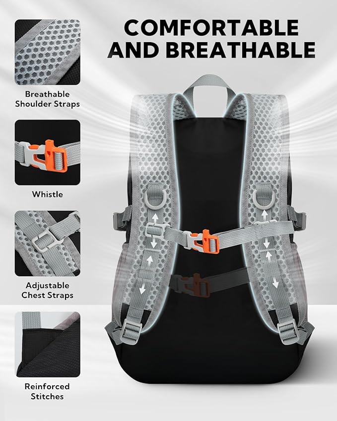 WATERFLY Small Lightweight Packable Backpack: 15L Mini Ultra Light Foldable - Image 4