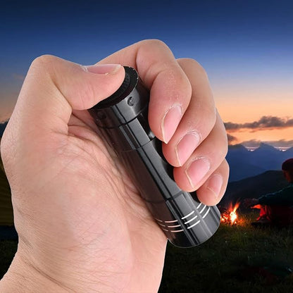 5 Pack of Flashlights 9 LED Mini Aluminum Flashlight Bulk - Image 9
