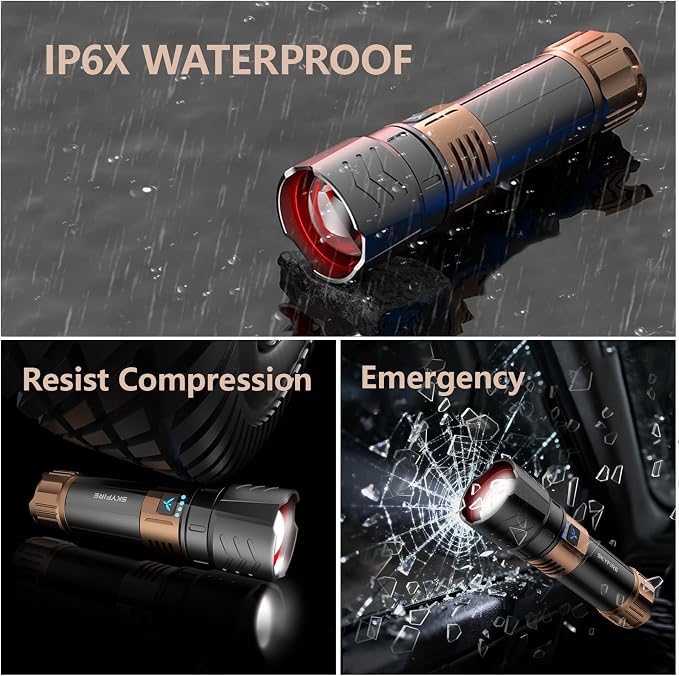 SKYFIRE Rechargeable Flashlights High Lumens Plus - Image 7