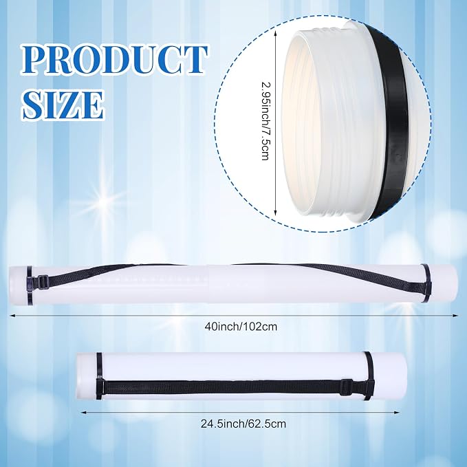 Ireer 6 Pcs Expandable Poster Tube - Image 3
