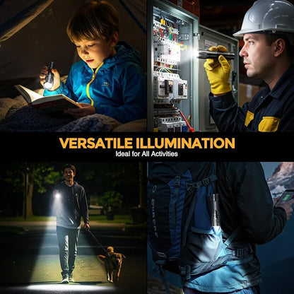 BUCASA 3 Pack Rechargeable Flashlights High Lumens, Brighter Small Flashlight - Image 7