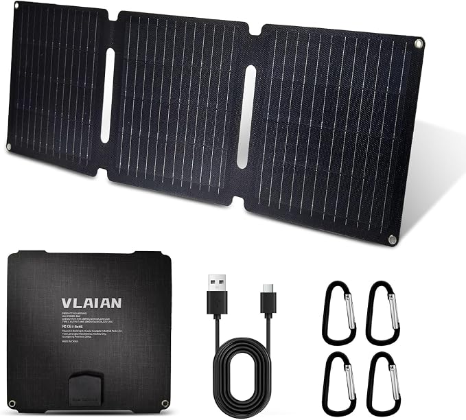 30W Portable Solar Panel, Foldable Solar Panels Charger by Unknown