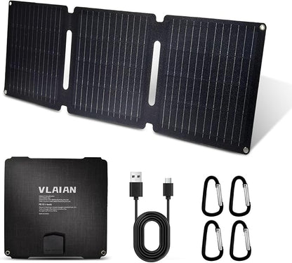 30W Portable Solar Panel, Foldable Solar Panels Charger by Unknown