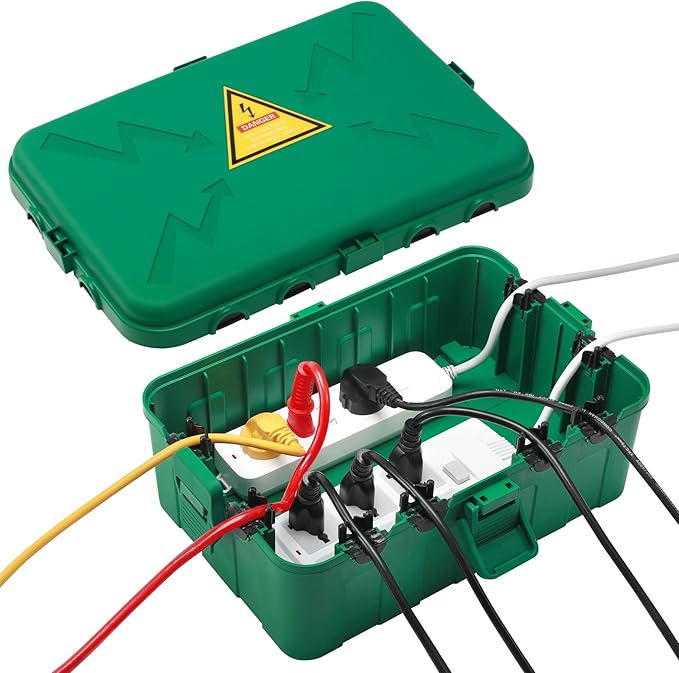 Hrensaw Large Outdoor Electrical Box, IP54 Waterproof Outdoor Outlet Covers by Hrensaw