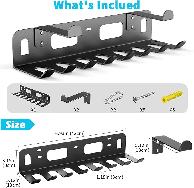 KHAMAL Multi-Purpose Gym Equipment Storage Rack - Image 5