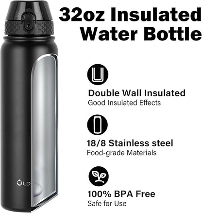Oldley Insulated Water Bottle 32oz Water Bottles - Image 4