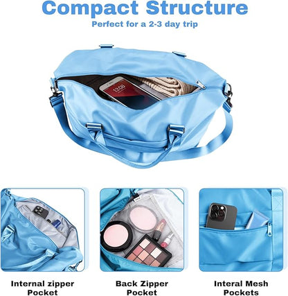 Weekender Duffel Bags for Women， Travel Totes Bag for Airplane Essentials - Image 5