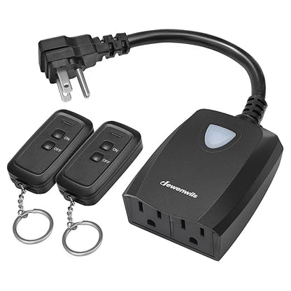 DEWENWILS Wireless Remote Control Outdoor Outlet by DEWENWILS