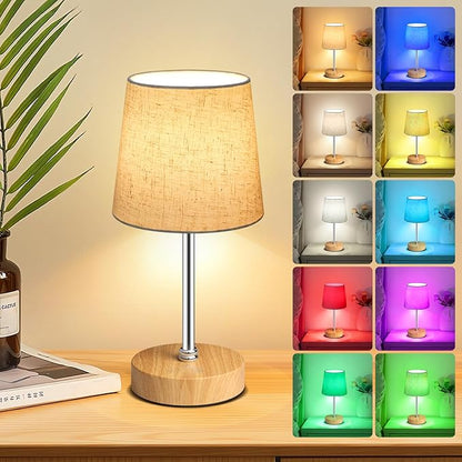 Wowag Small Cordless Table Lamp, 5000mAh Rechargeable Battery Operated Desk Lamp by Wowag