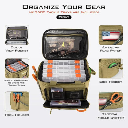 KastKing Karryall Fishing Tackle Bags - Image 2