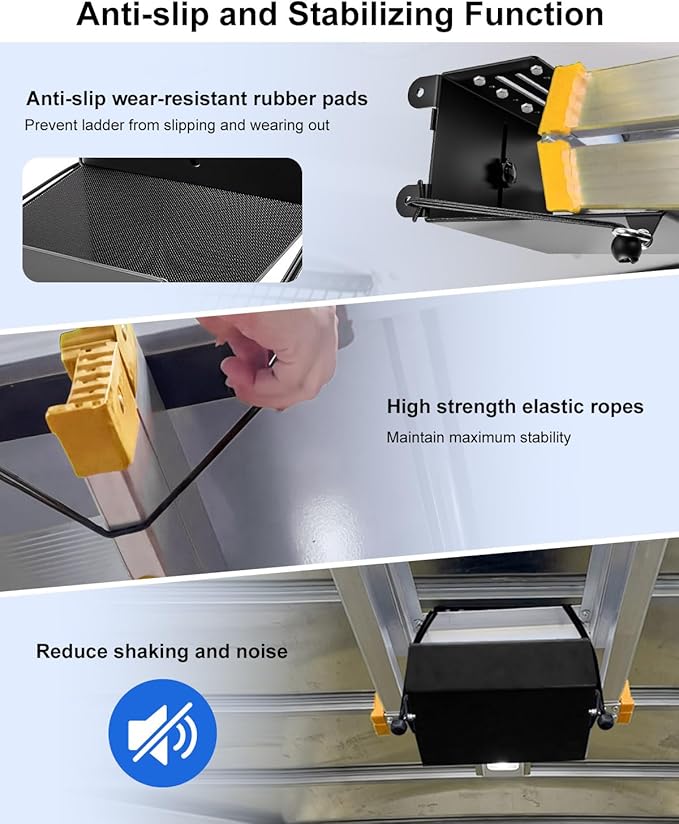 Van Interior Ladder Storage Holder, Adjustable Internal Ladder Rack Fit - Image 5