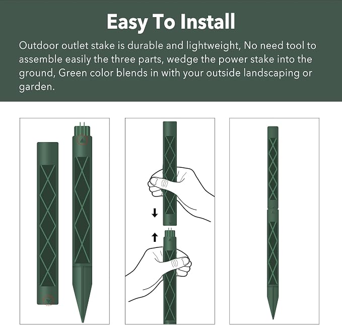 HBN Outdoor Power Stake Waterproof - Image 4