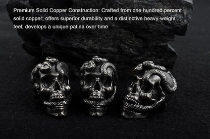 Skull Paracord Bead, 0.75x0.56x0.78 inches, - Image 5