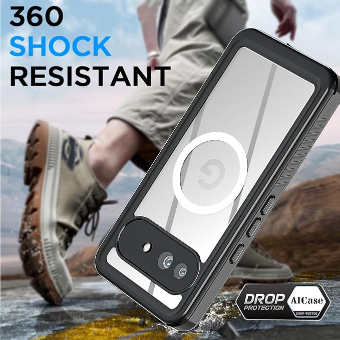 AICase for Google Pixel 9a Case Waterproof Clear - Image 8