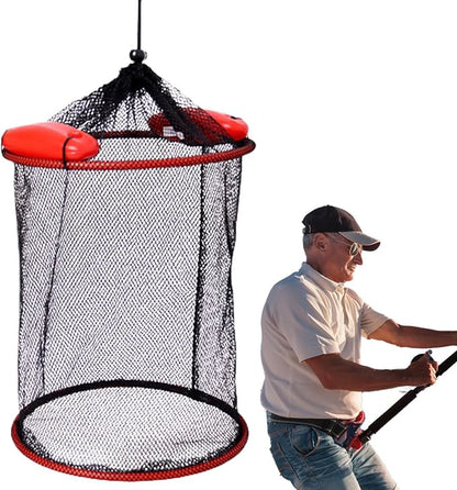 Fish Basket – 25x30cm/25x60cm/25x90cm Nylon, Portable Net Pen, Live Catch - Image 7