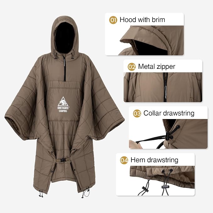 ONETIGRIS Camping Blanket Poncho - Image 5