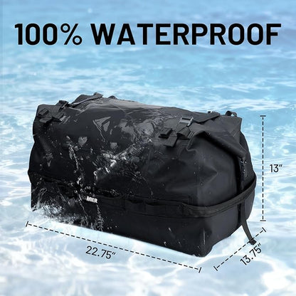MIER Waterproof Duffel Bag Motorcycle Dry Bag Backpack Large Roll-Top Heavy - Image 2