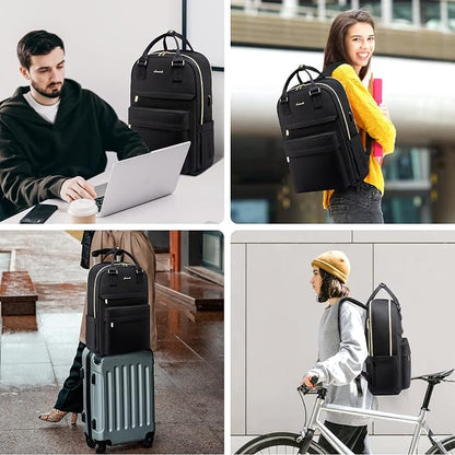 LOVEVOOK Laptop Backpack for Women, 17.3 Inch Laptop Bag - Image 6