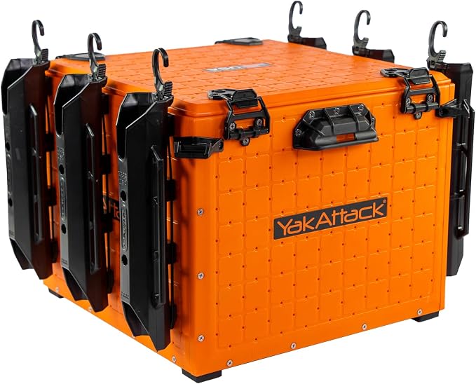 YakAttack BlackPak Pro 16" x 16" Kayak Fishing Crate by YakAttack