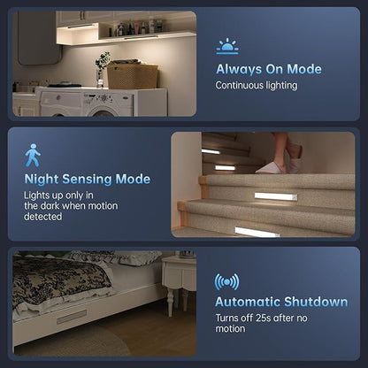 Under Cabinet Lighting, 5 Pack Rechargeable Motion Sensor Light Indoor - Image 7