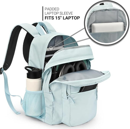 ZORFIN 26L Backpack for College, and Travel: Water Resistant Bookbag - Image 4
