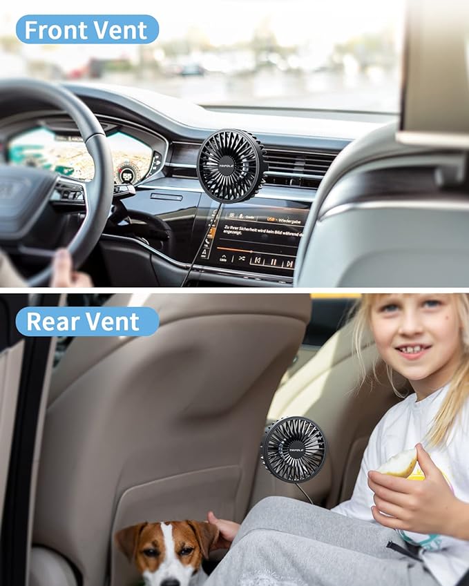 TriPole Car Fan USB Powered - Image 4