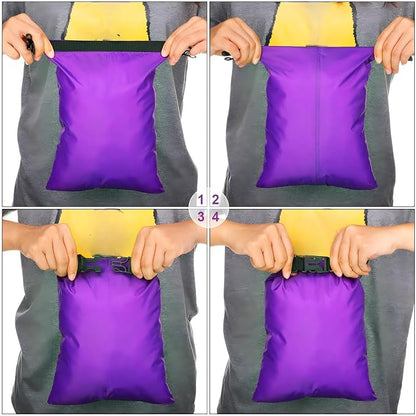 Shappy 6/12 Pcs Waterproof Dry Bags, Lightweight Outdoor Waterproof Dry Stuff - Image 4