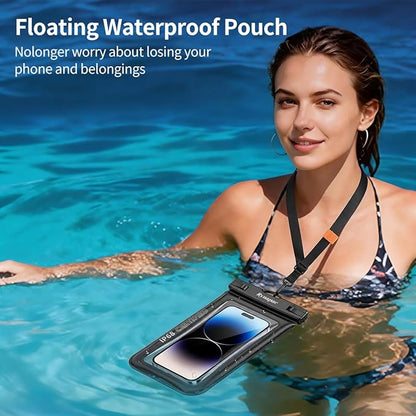 Waterproof Phone Pouch Floating 2 Pack, IP68 Waterproof Phone Case - Image 2