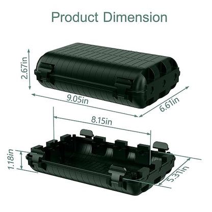Outdoor Waterproof Electrical Box, Large Extension Cord Cover Plug Protector - Image 3
