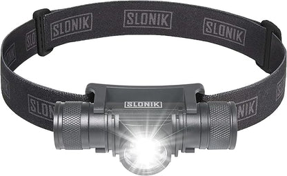 SLONIK Rechargeable Headlamp Flashlight by SLONIK