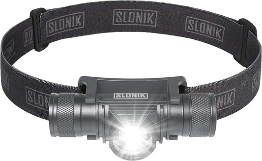 SLONIK Rechargeable Headlamp Flashlight by SLONIK