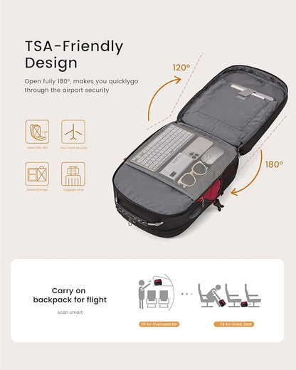 LOVEVOOK Travel Laptop Backpack Waterproof Anti Theft Backpack - Image 5