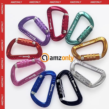 3inch Auto Locking Carabiner Clips Heavy Duty, 12KN /2697lbs Lightweight - Image 7