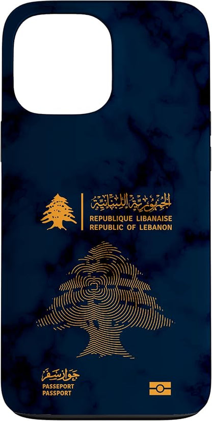 Lebanon, Lebanon Passport, Lebanon Flag, Lebanon map. Case by Unknown