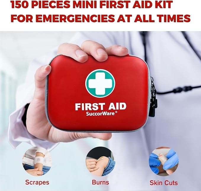 SuccorWare 150 Pieces Mini First Aid Kit - Image 5