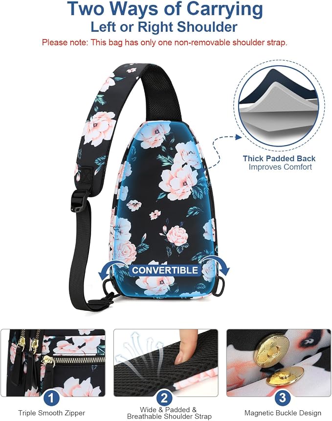 Capolo Sling Bag for Women Men Waterproof Crossbody Bags for Women Trendy - Image 6