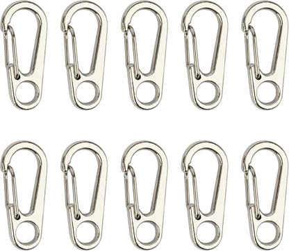 SWATOM Small Mini Carabiner Clip Tiny Spring Snap Hook Keychains Micro by SWATOM